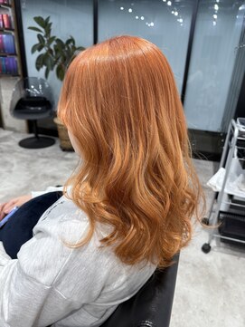 ネオ(neo.) コーラルオレンジ/オレンジベージュ/ダブルカラー