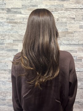 ラベンダー美艶ロング｜ミルフィーユエステ×カラーグレス