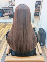 ジェナ(Jena) 艶ストレート/トリートメント/ピンクグレージュ/横浜