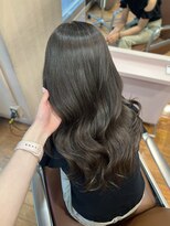アクシス 栄店(`AXIS)&nbsp;森崎ミルクティーブロンド/ダークブルー/デジタルパーマ/栄