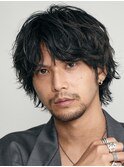 渋谷メンズパーマフェザーパーマシャドウパーマセンターパート