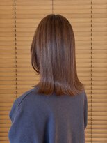 オーガニックエコ 川越(organic+eco)&nbsp;20代30代秋外はねミディ/イルミナカラーブラウン/髪質改善