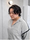 無造作パーマショート