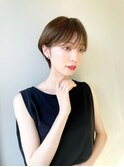 前下がりショートボブ/ハンサムショート/イメチェンヘアスタイル