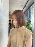 【ARTE表参道/青山】切りっぱなしボブ×透明感カラー