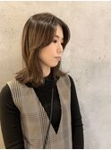 マロンベージュ/ケアブリーチ/オージュア