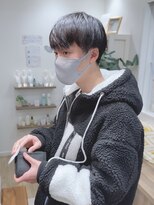 モリオフロムロンドン 松戸店(Morio from London) 【松戸 岩口】黒髪ツーブロックマッシュショート