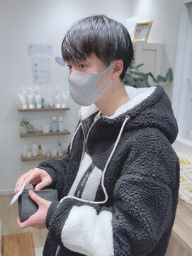 モリオフロムロンドン 松戸店(Morio from London) 【松戸 岩口】黒髪ツーブロックマッシュショート