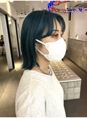 ダブルカラーターコイズカラーケアブリーチハイトーンカラー韓国