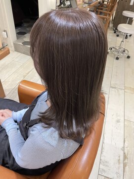 ネオリーブ クタ 町田店(Neolive kuta) medium hair × ラベンダーグレージュ【町田/町田駅】