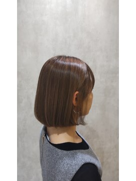 フィゼル あべのルシアス店(Aujua fizelle) ハイライトボブ