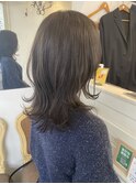 人気くびれミディアムウルフレイヤーカット梅ヶ丘美容院