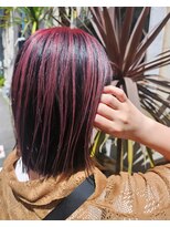 サーティーン(THIRTEEN)&nbsp;VeganカラーHUEグロスで作るアンブレラカラー☆【30代】