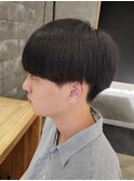 刈り上げショートマッシュナチュラルニュアンスパーマ