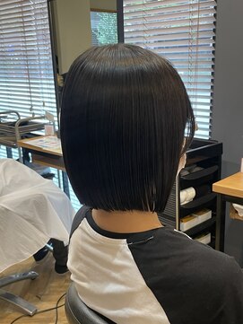 アルター(aL ter) 【切りっぱなしボブ×トリートメント】デザインカラー/林愛華