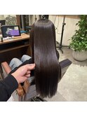 縮毛矯正ロング♪コスメストレート髪質改善