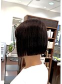 美髪矯正ボブ