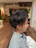 【メンズ限定】カット＋眉カット＋炭酸クレンジングスパ