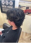 ウルフ系スパイラルパーマ
