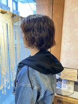 ベベ バイ モップス(be'be' by MOPS)&nbsp;ショート×ニュアンスパーマ