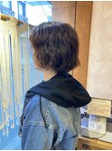 ショート×ニュアンスパーマ