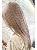 トンネルヘアー(Tunnel hair) ピンクベージュ