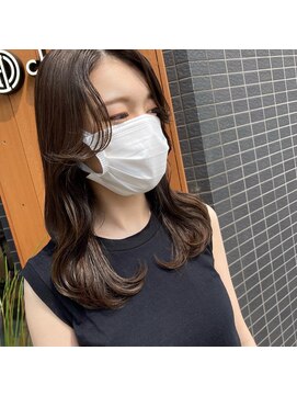 チャンネル(channel) 韓国風ロング*艶グレージュ