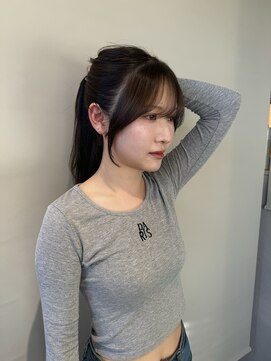 ハイフン 伊勢崎(hyphen) レイヤーカット☆韓国ヘア☆髪質改善☆オリーブベージュ