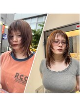 小顔に見える顔周りレイヤーカットで一気に垢抜け【小顔見せ×抜け感】