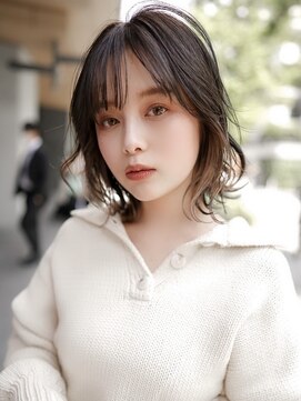 ギークス(GEEKS) 【GEEKS渋谷】ボブレイヤー/ワンブリーチ/インナーカラー/冬ヘア