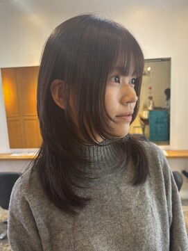 グリーン 渋谷(green) 【RIN】ミディアムレイヤー ハッシュカット