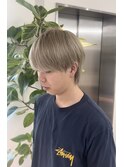メンズ　マッシュウルフ