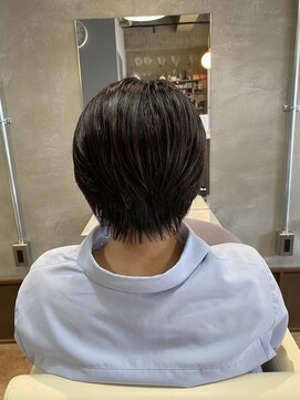 フープ 川越(hoop) 360°かわいい大人ショートボブ川越/白髪ぼかし/白髪染め