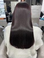 ランド 千葉(land)&nbsp;髪質改善カラー　暗めピンク