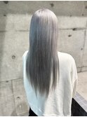 スモーキーホワイトシルバー/ハイトーンダブルカラー/