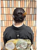 上品まとめ髪×留袖着付け