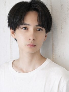 メイキー メンズ 本厚木(MA-IKI) メンズショート韓国センターパートビジネス黒髪/メイキー本厚木