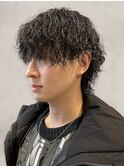 イメチェン◎メンズパーマツイストスパイラル×ウルフカット