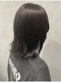 グレージュカラー/レイヤーカット