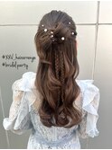 リボンカチモリハーフアップ/名定