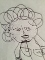 ナツヤ(NATSUYA) 娘が初めて書いた似顔絵。【ショートヘアが得意な美容室】
