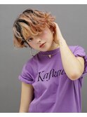 ストリート感たっぷりのグラデーションカラーショート