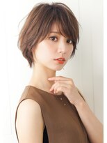 ルエ(rue) 30、40代にオススメ！束感くびれショート×シャンパンベージュ