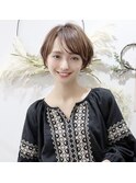 前髪カール/ネオシースルーバング/くびれボブ［銀座］