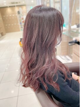 アッシュ 高円寺店(Ash) ツヤ髪ピンクブラウン★★