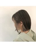 大人のインナーカラー×コンパクトボブ