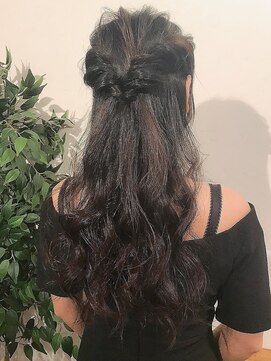 アレンヘアー 京橋店(ALLEN hair) ハーフアップアレンジ