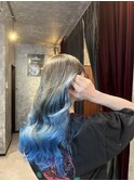 デザインカラー☆グラデーションブルージュ☆20代30代