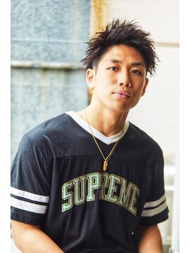 クレスト 草津店(CREST) マッシュツーブロックメンズパーママッシュ