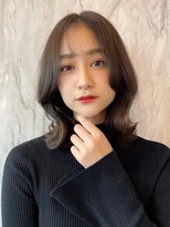 ルームバイシー 新宿(Loom. by Sea)&nbsp;新宿/韓国ヘア/髪質改善/グレージュカラー/黒髪/ココアベージュ